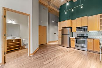 Maple cabinetry